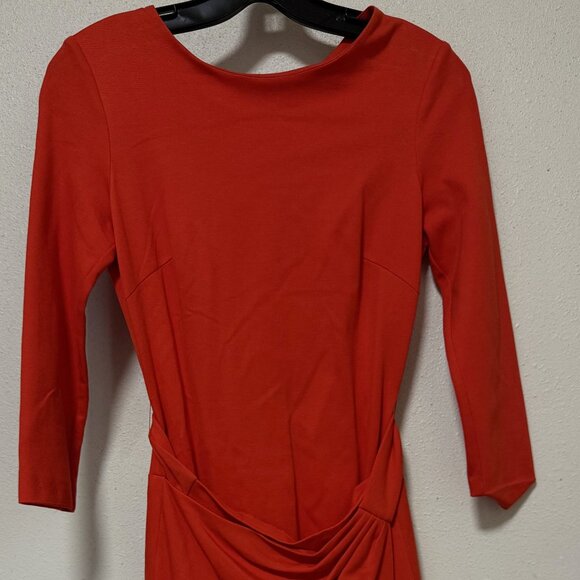 Escada Dresses & Skirts - Orange sarong style dress by Escada, size 34 (4)